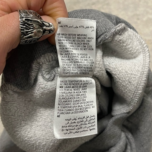 EUC Girl’s Size Medium Epic Threads Sequin Star Graphic Jogger Pants In Grey - Picture 7 of 9